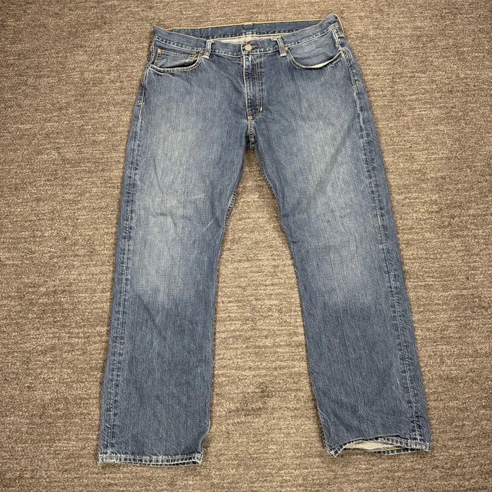 Polo Ralph Lauren Classic 867 Mens Jeans 36X30 Medium Wash Straight Leg Denim